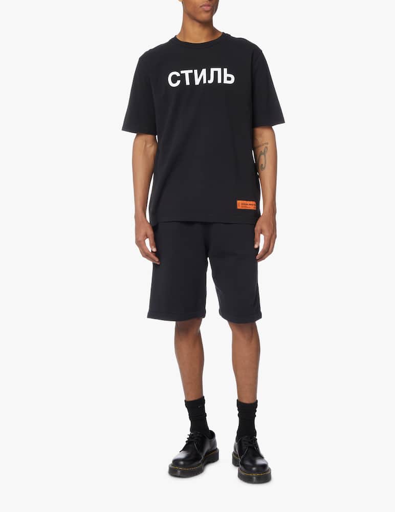 rinascente Heron Preston Ss tee logo - black