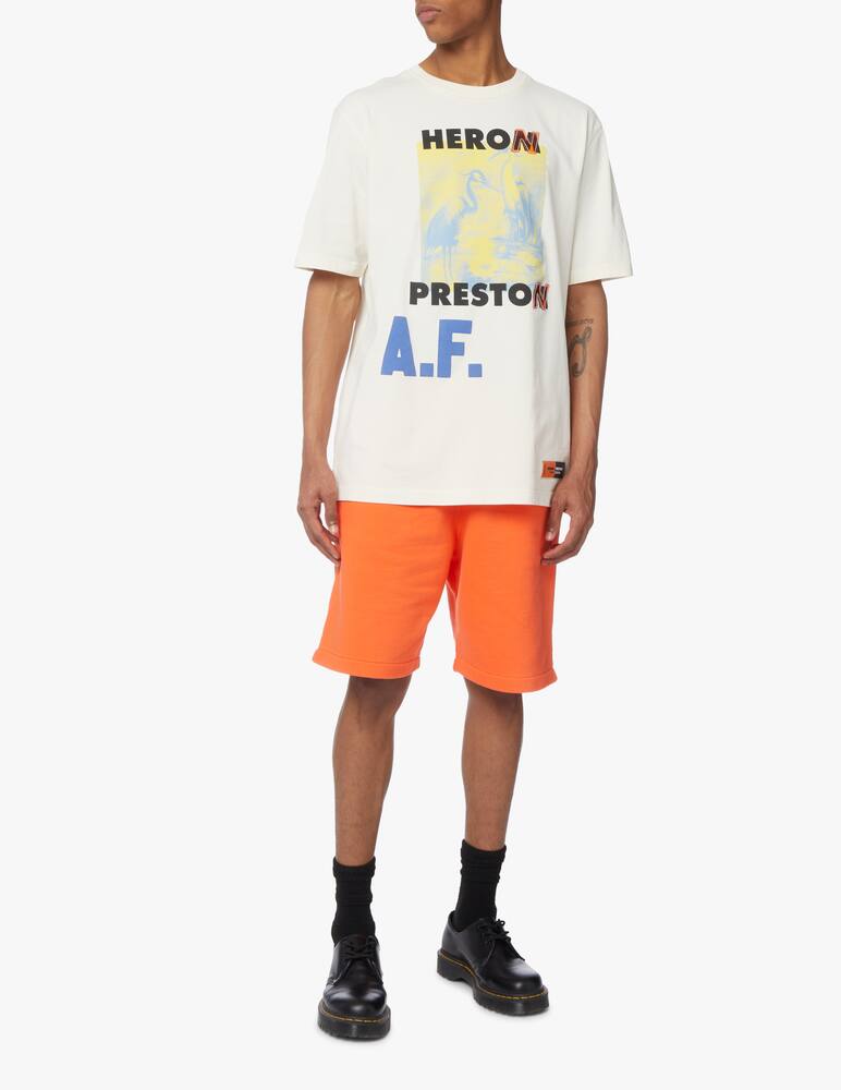 rinascente Heron Preston Maglietta os af print black - bianco