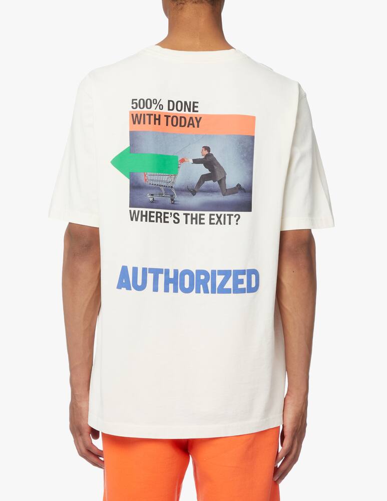 rinascente Heron Preston Maglietta os af print black - bianco