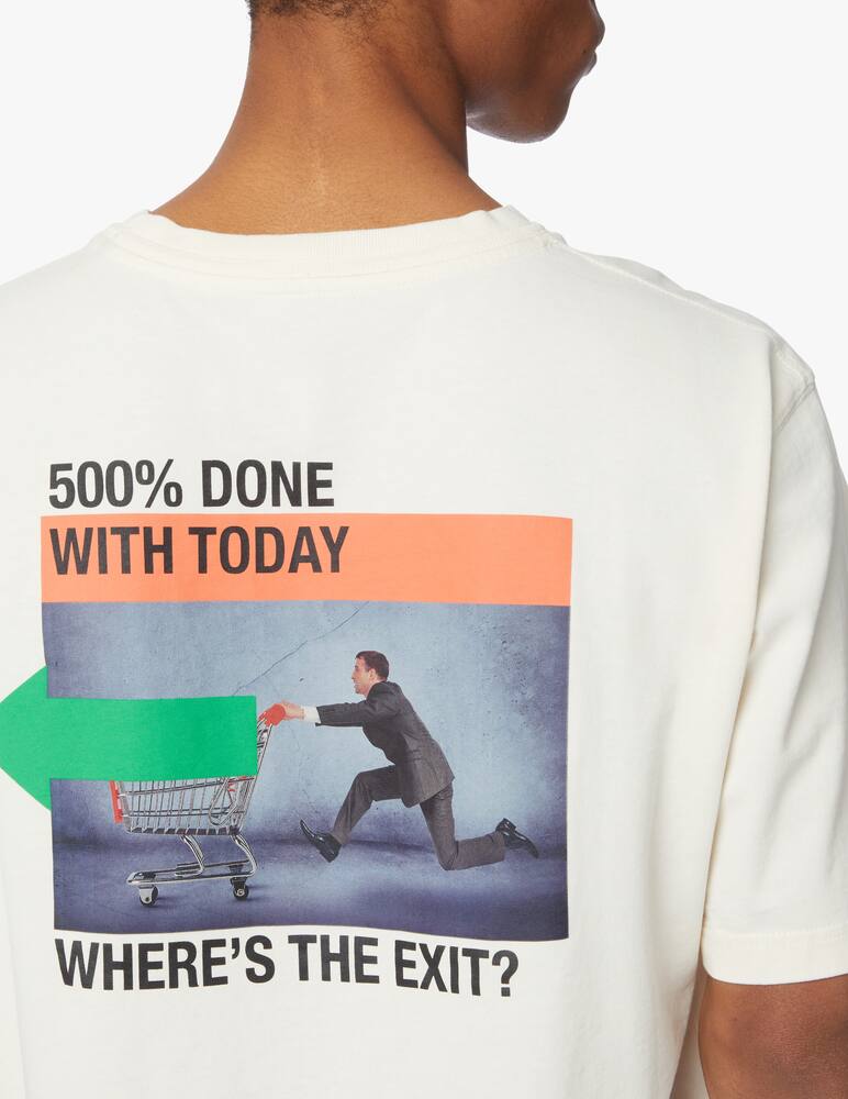 rinascente Heron Preston Maglietta os af print black - bianco