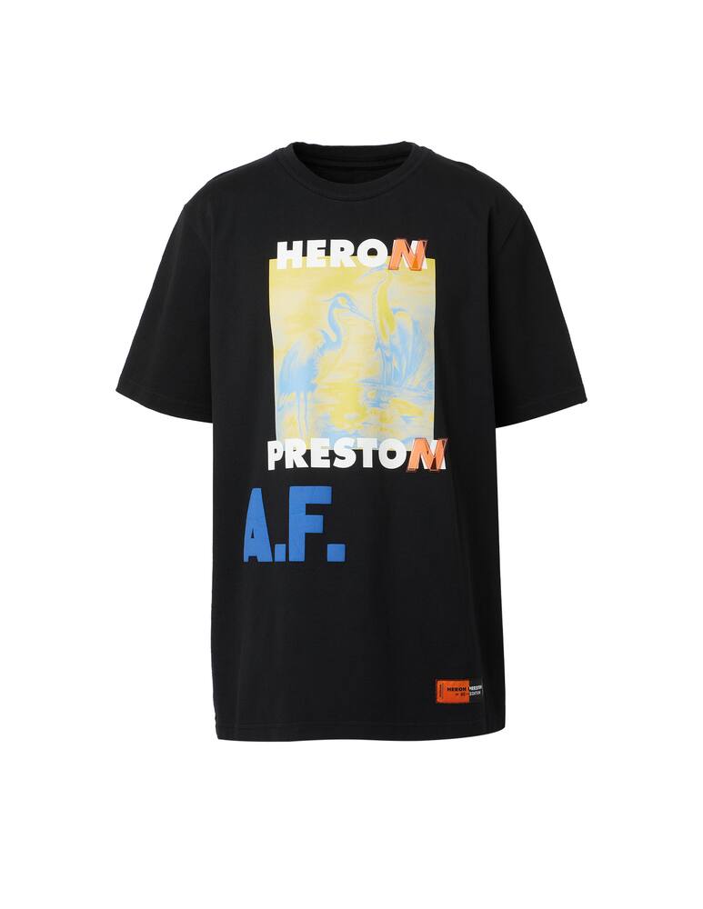 rinascente Heron Preston Tee os af print black - black