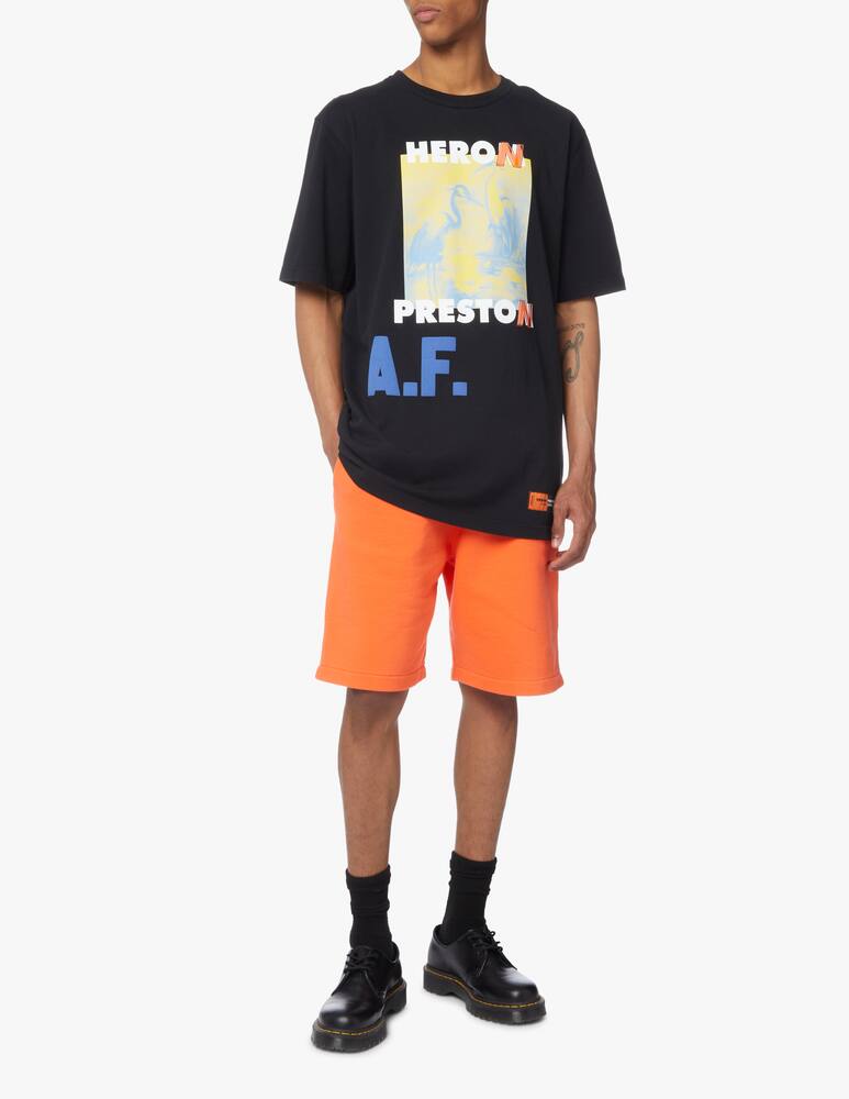 rinascente Heron Preston Tee os af print black - black