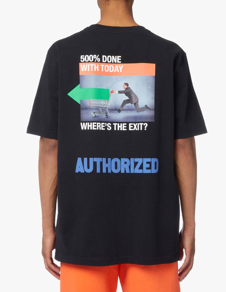 rinascente Heron Preston Tee os af print black - black