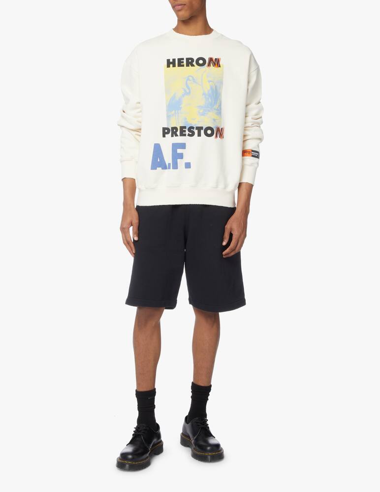rinascente Heron Preston Os af print sweater - white