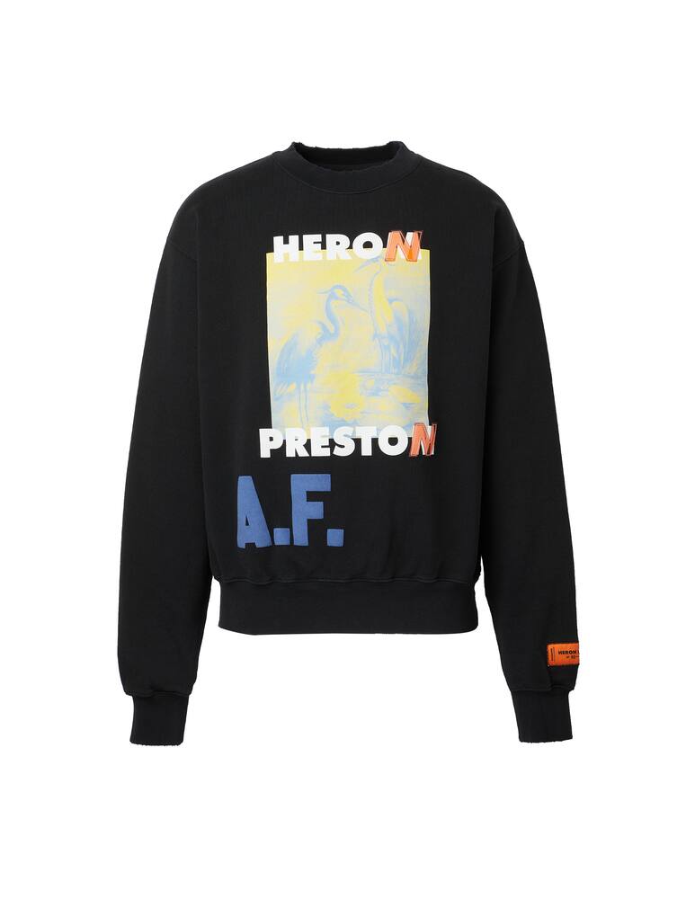 rinascente Heron Preston Os af print sweater - black