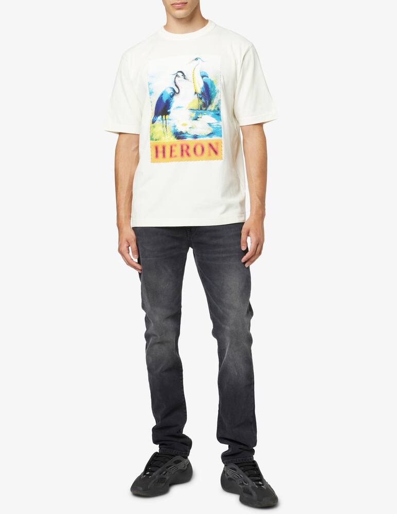 rinascente Heron Preston Maglietta halftone in cotone - Bianco