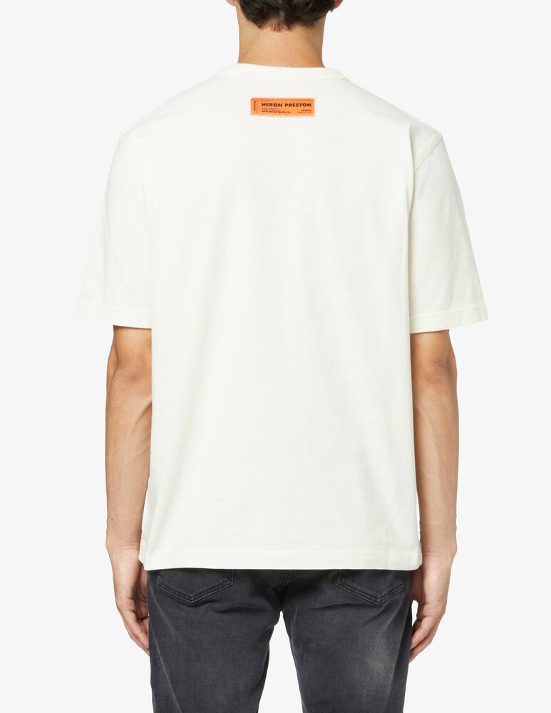 rinascente Heron Preston Maglietta halftone in cotone - Bianco