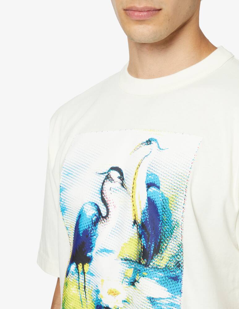 rinascente Heron Preston Maglietta halftone in cotone - Bianco