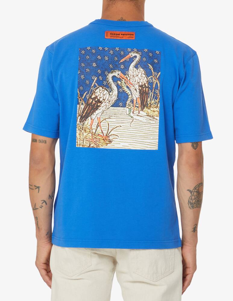 rinascente Heron Preston Medieval cotton t-shirt - Blue