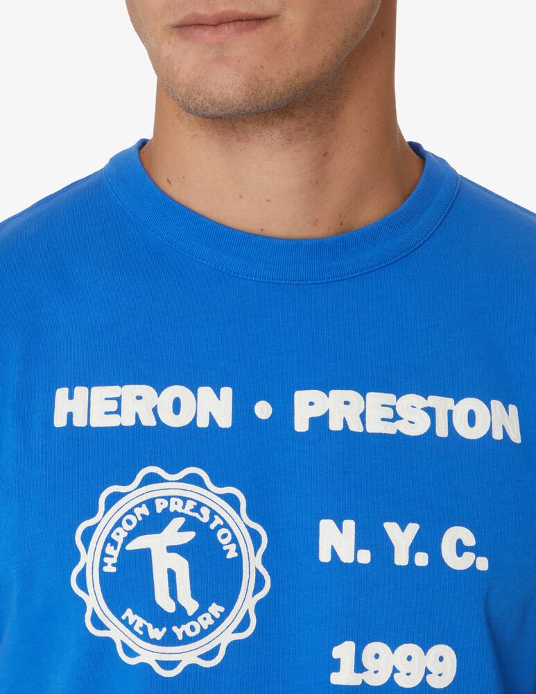 rinascente Heron Preston Medieval cotton t-shirt - Blue