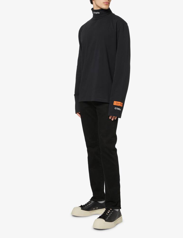 rinascente Heron Preston Rollneck cotton jumper - Black