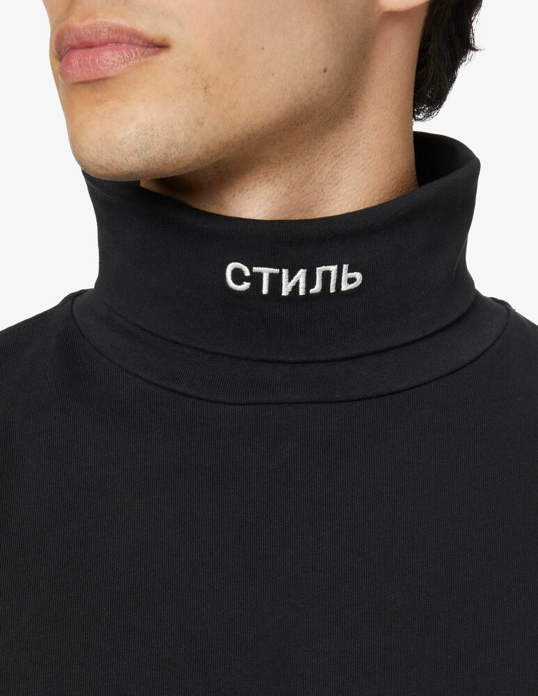 rinascente Heron Preston Rollneck cotton jumper - Black