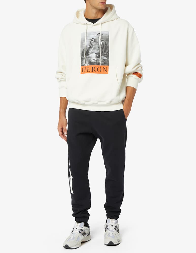 rinascente Heron Preston Felpa con cappuccio airone maxi logo