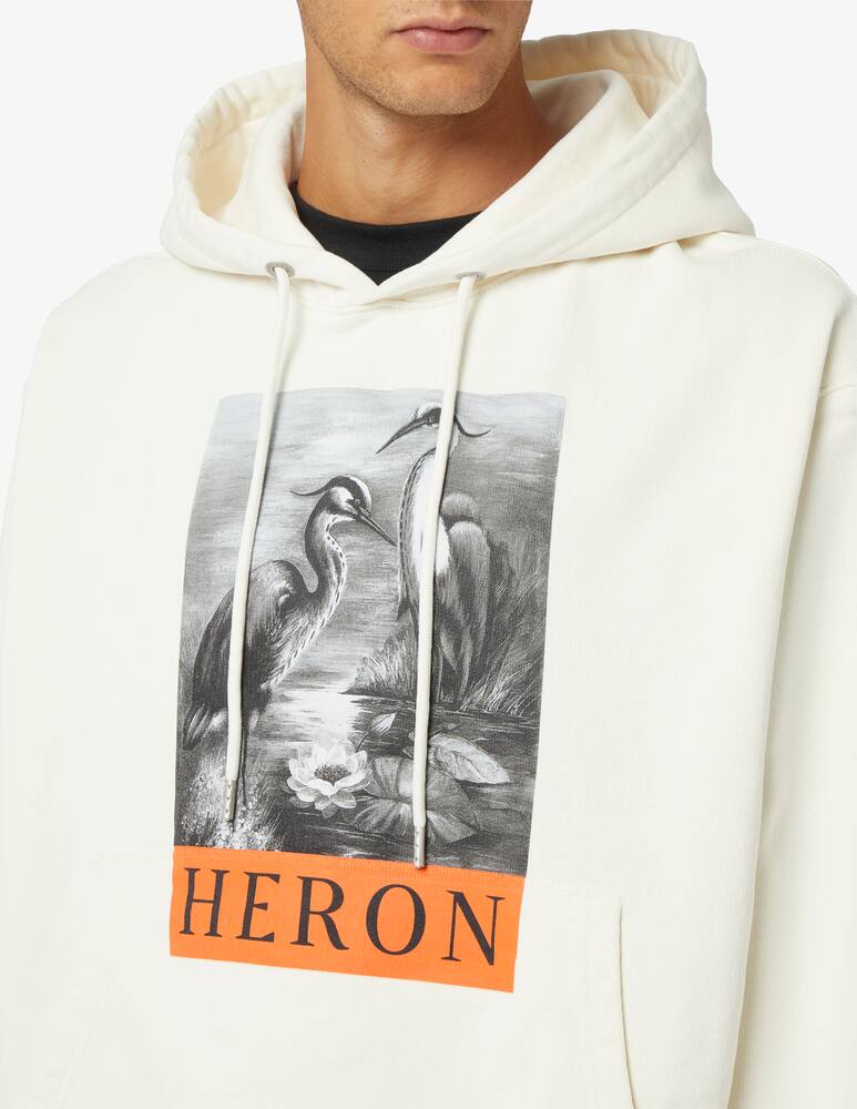 rinascente Heron Preston Felpa con cappuccio airone maxi logo