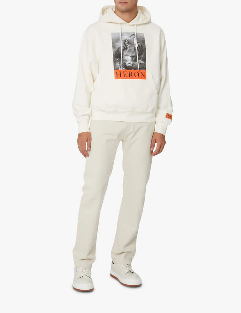 rinascente Heron Preston Felpa con cappuccio airone maxi logo