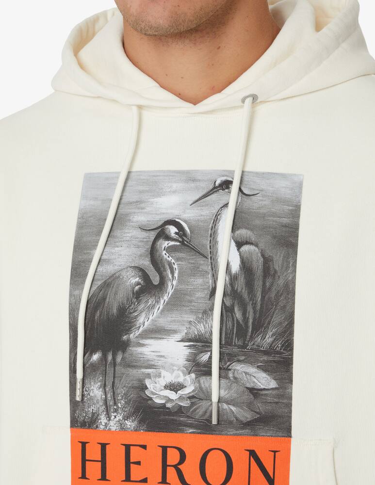 rinascente Heron Preston Felpa con cappuccio airone maxi logo