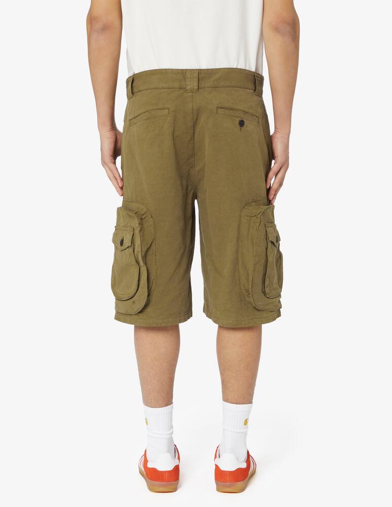 rinascente Heron Preston Army green cargo shorts