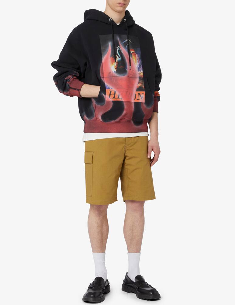 rinascente Heron Preston Airone flames hoodie 