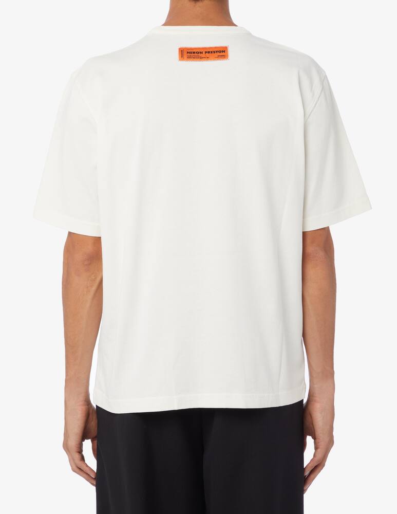 rinascente Heron Preston T-shirt airone painted new logo