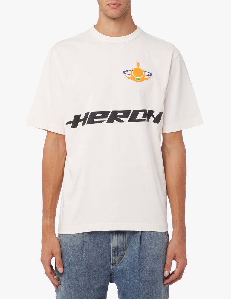 Heron Preston Maglietta globe burn retro - immagine 1 Heron Preston Maglietta globe burn retro - immagine 1
