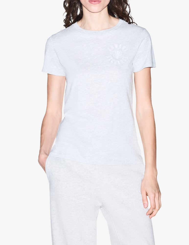 rinascente Armani Exchange College logo t-shirt