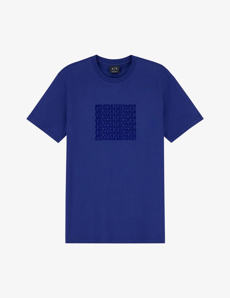 rinascente Armani Exchange Lettering flock t-shirt
