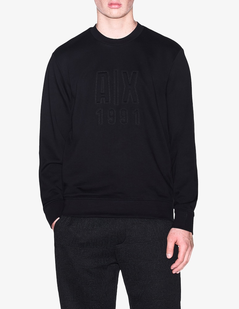 rinascente Armani Exchange Embossed logo sweatshirt