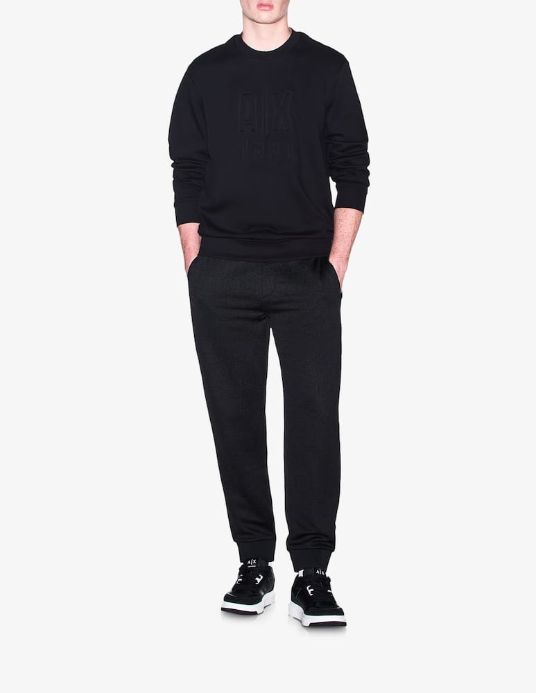 rinascente Armani Exchange Embossed logo sweatshirt