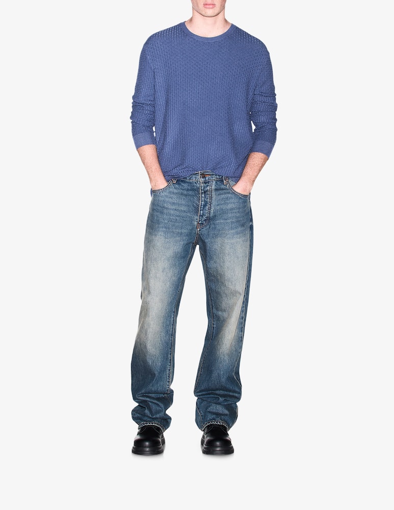 rinascente Armani Exchange Textured crewneck jumper