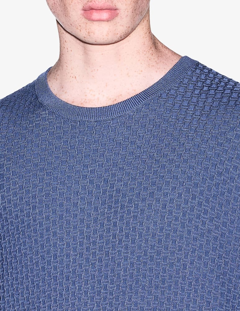 rinascente Armani Exchange Textured crewneck jumper