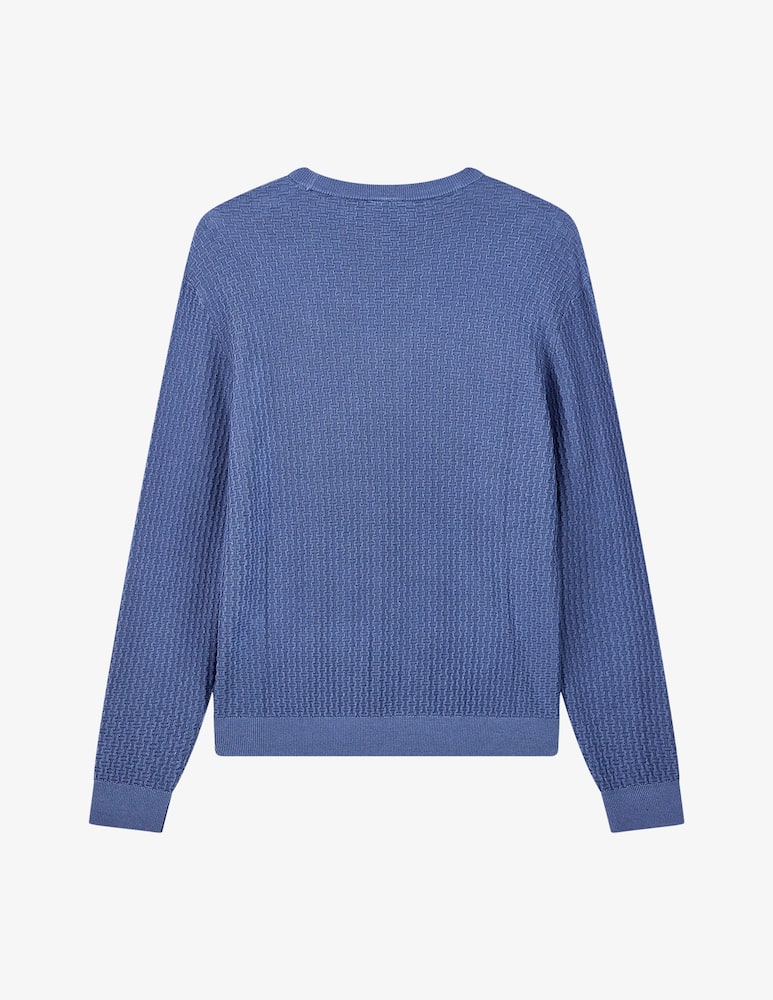 Armani Exchange Maglia girocollo con trama - immagine 8 Armani Exchange Maglia girocollo con trama - immagine 8