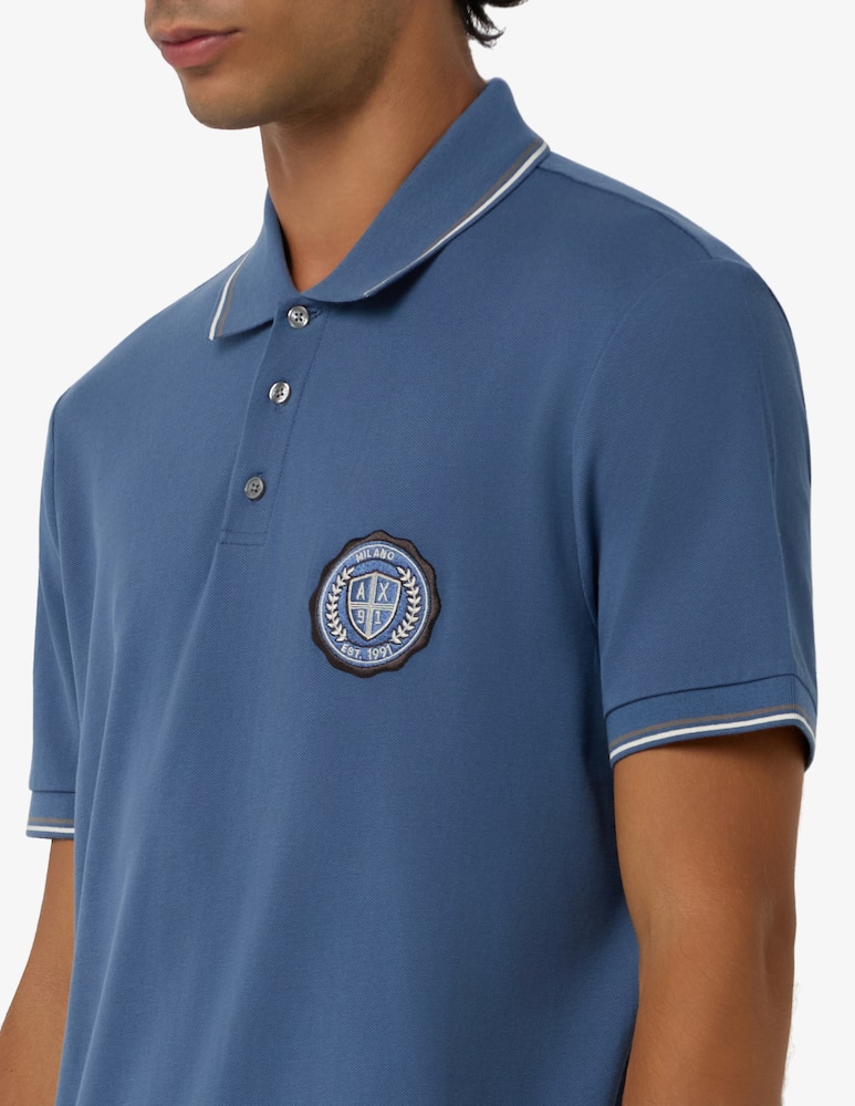 rinascente Armani Exchange Piquet crossover polo