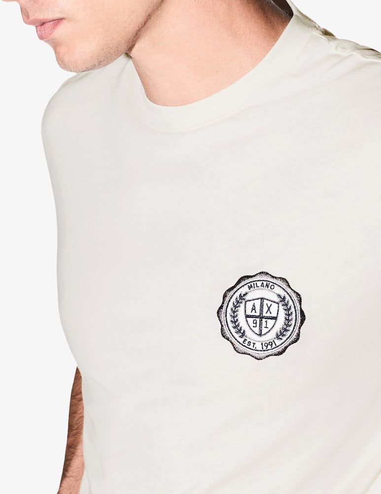 rinascente Armani Exchange Logo patch t-shirt