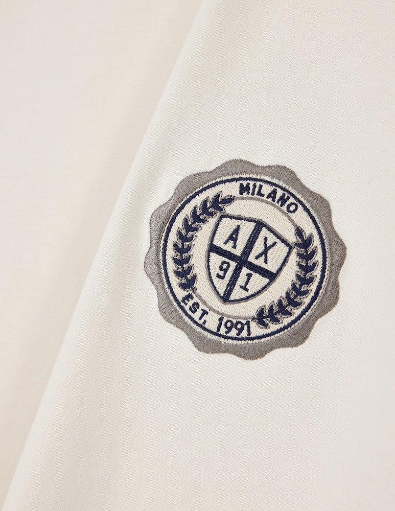 rinascente Armani Exchange Logo patch t-shirt