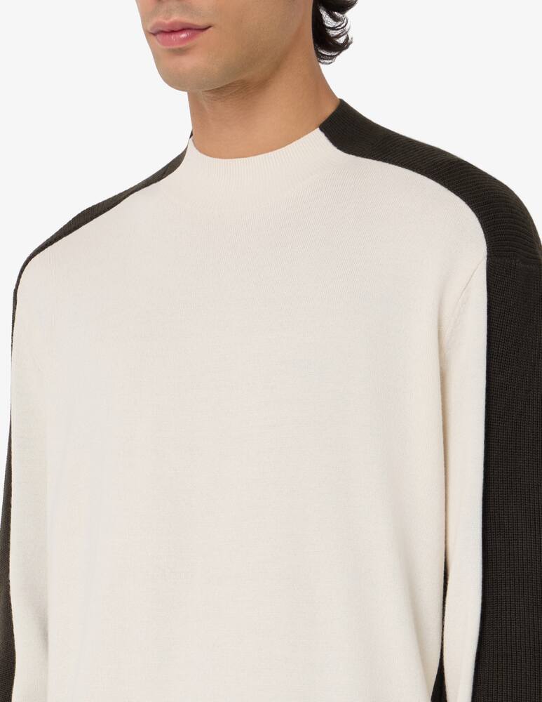 rinascente Armani Exchange Maglia girocollo bicolore