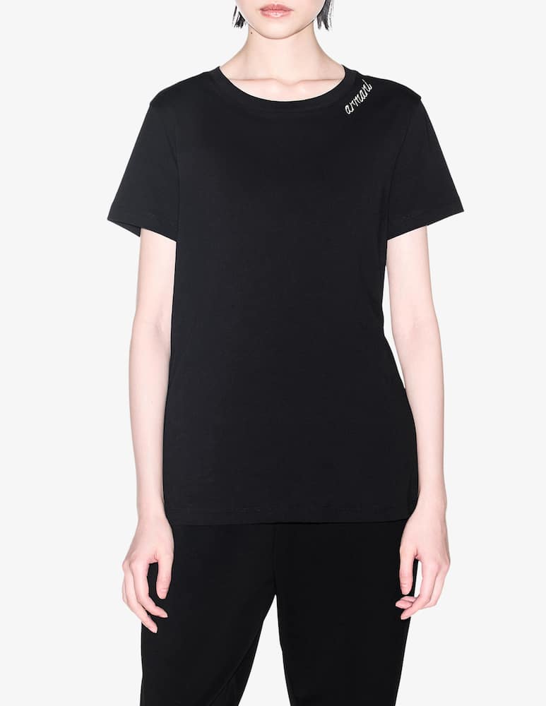 rinascente Armani Exchange Logo collar t-shirt