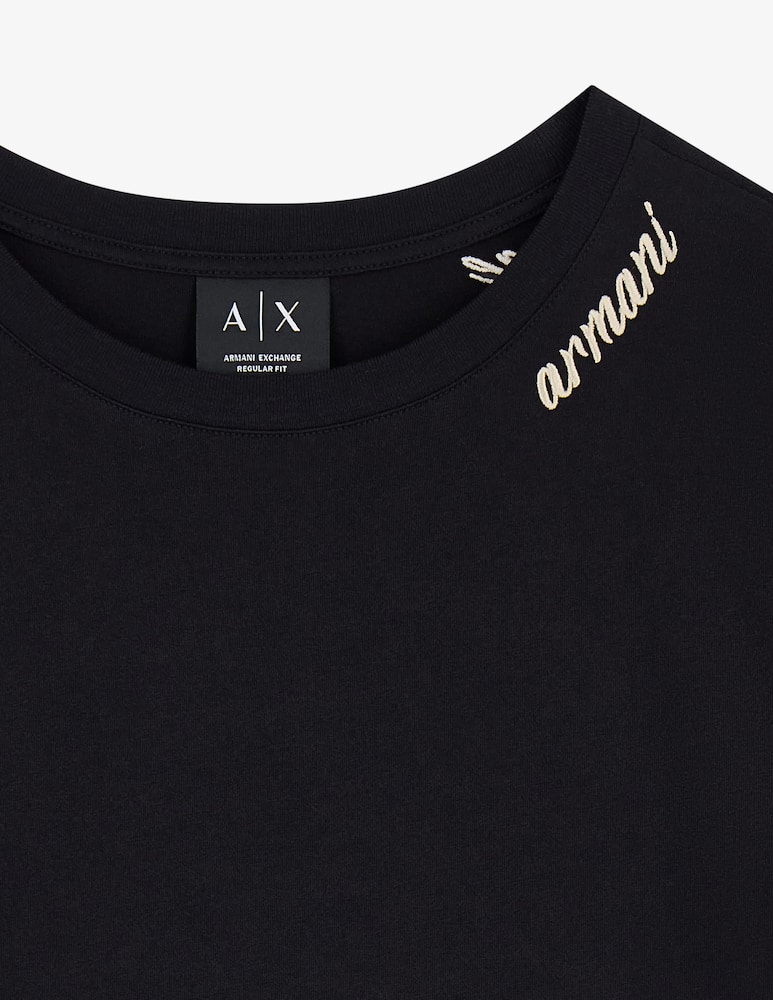 rinascente Armani Exchange Logo collar t-shirt