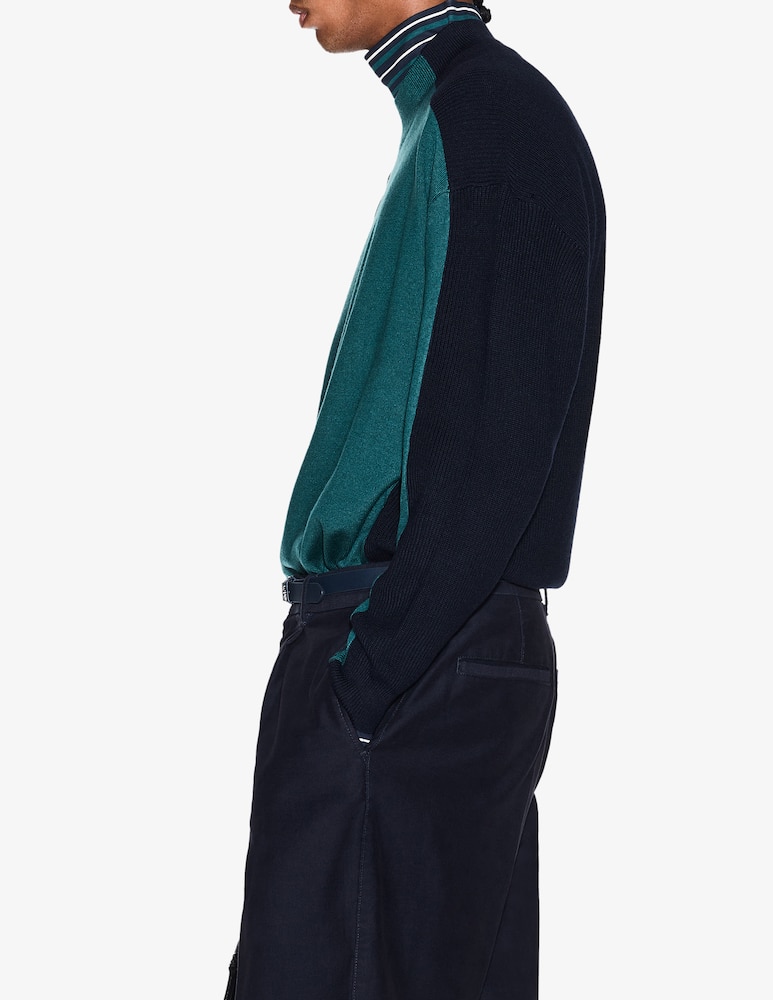 Armani Exchange Bicolour wool cotton jumper - picture 1 Armani Exchange Bicolour wool cotton jumper - picture 1