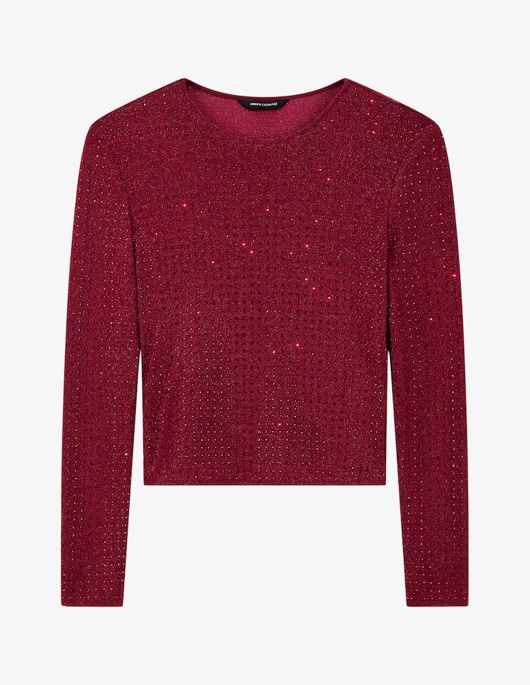 Armani Exchange Crystal jersey jumper - picture 2 Armani Exchange Crystal jersey jumper - picture 2