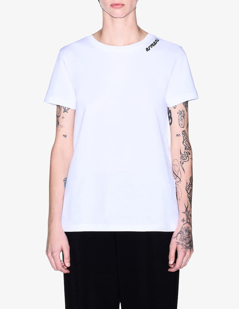 rinascente Armani Exchange Logo collar t-shirt