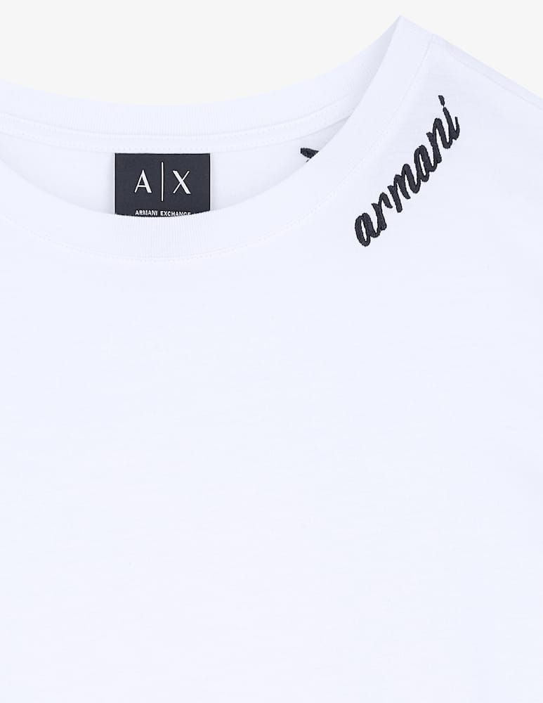 rinascente Armani Exchange Logo collar t-shirt