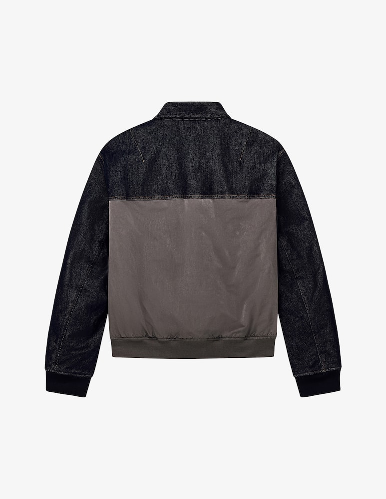 rinascente Armani Exchange Denim jacket in faux leather