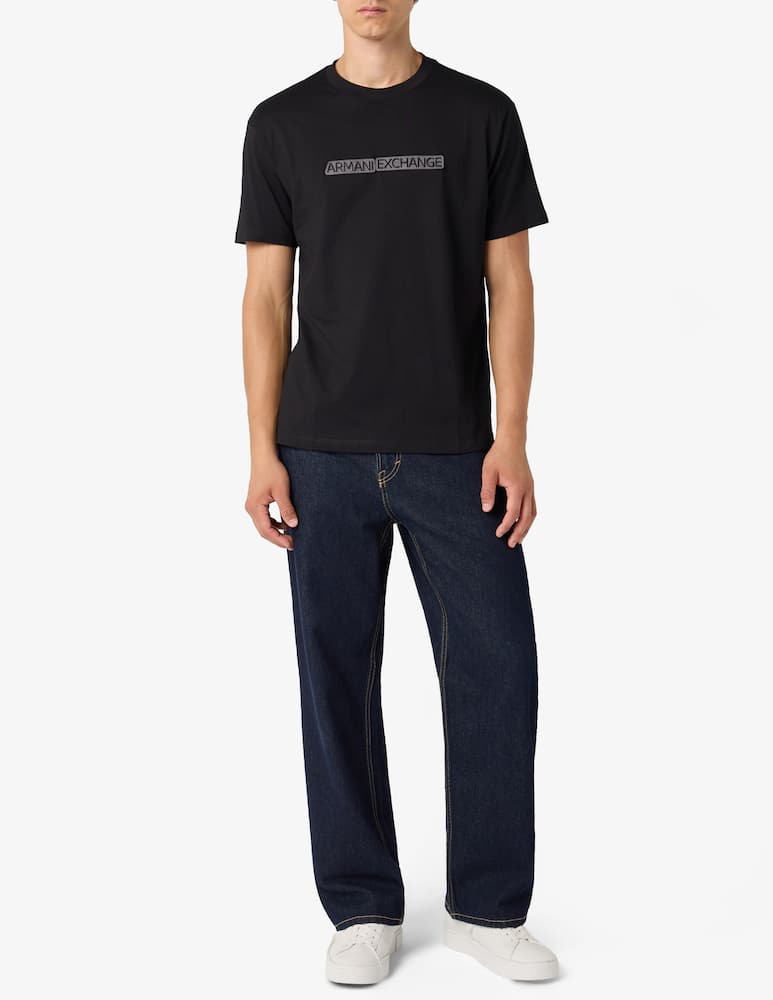 Armani Exchange T-shirt con patch lettering - immagine 2 Armani Exchange T-shirt con patch lettering - immagine 2
