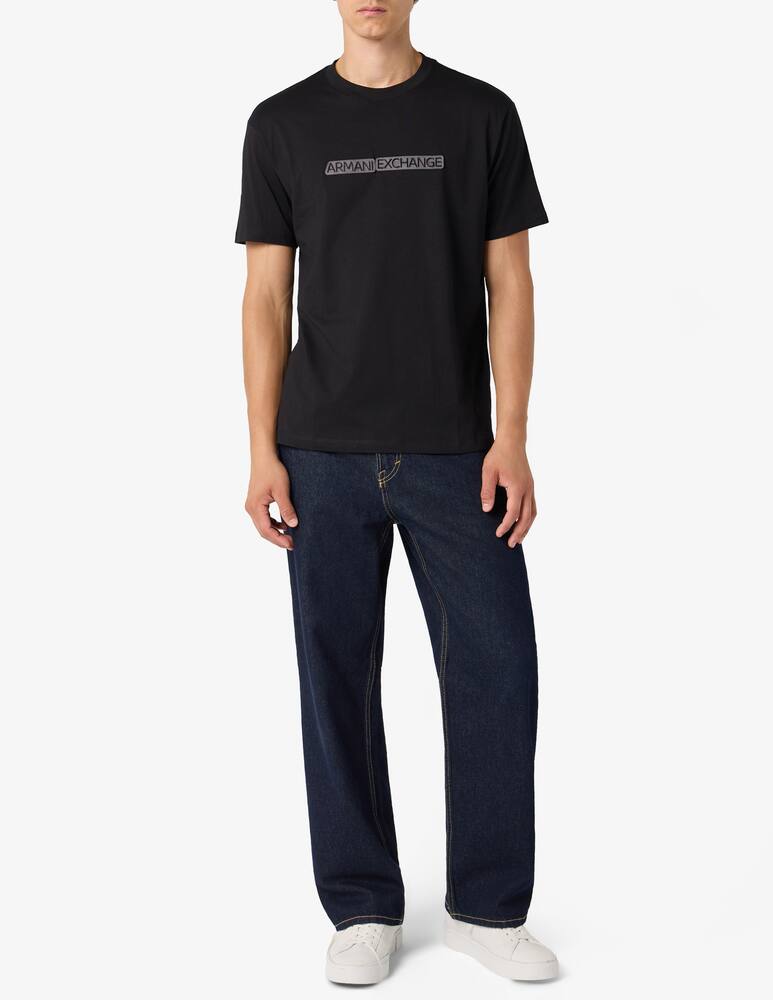 rinascente Armani Exchange T-shirt con patch lettering
