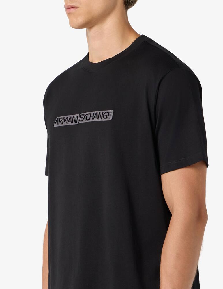rinascente Armani Exchange T-shirt con patch lettering