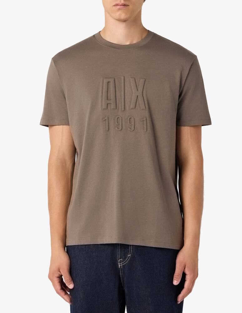 rinascente Armani Exchange T-shirt con logo embossed AX