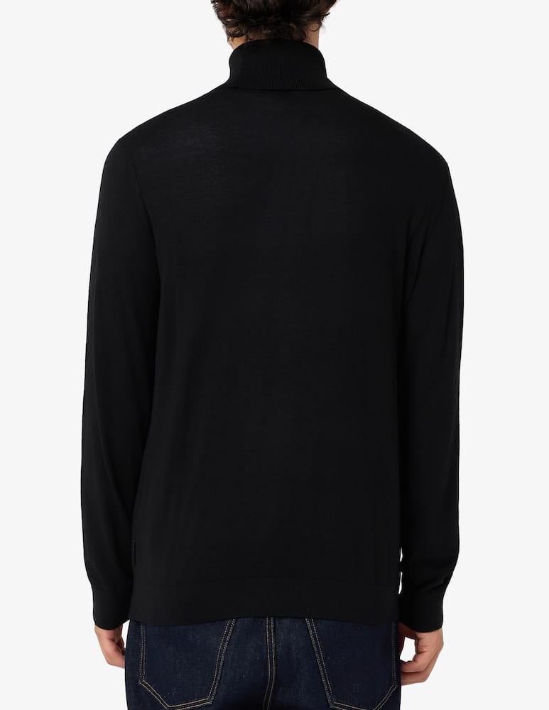 Armani Exchange Maglione dolcevita in misto lana - immagine 3 Armani Exchange Maglione dolcevita in misto lana - immagine 3