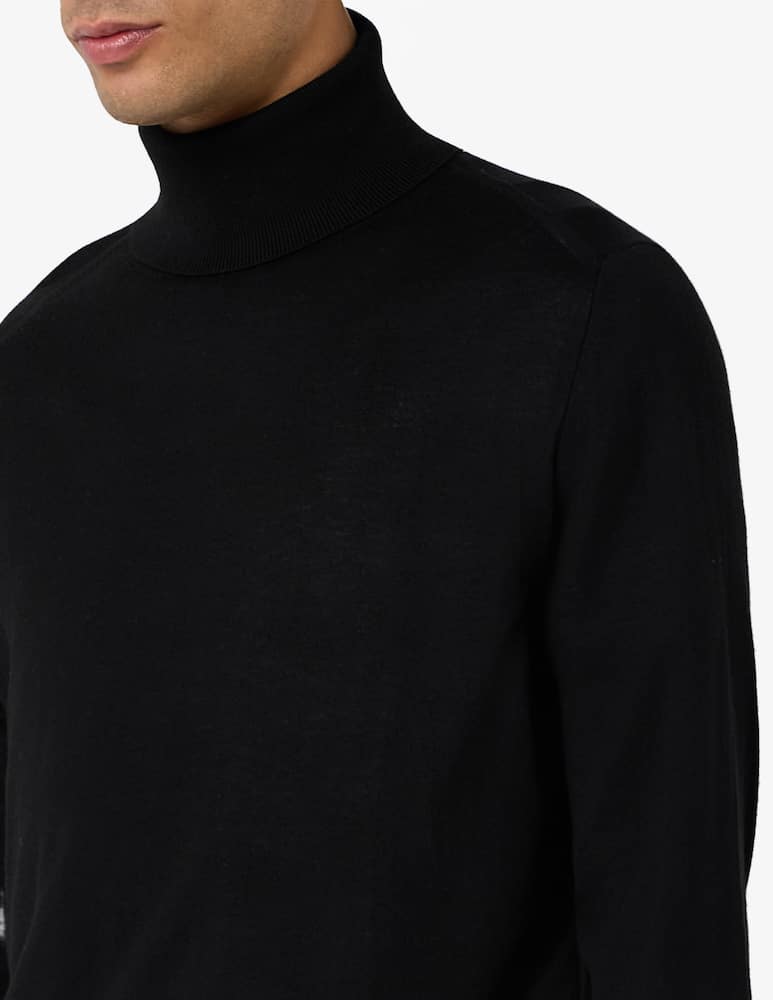 Armani Exchange Maglione dolcevita in misto lana - immagine 4 Armani Exchange Maglione dolcevita in misto lana - immagine 4