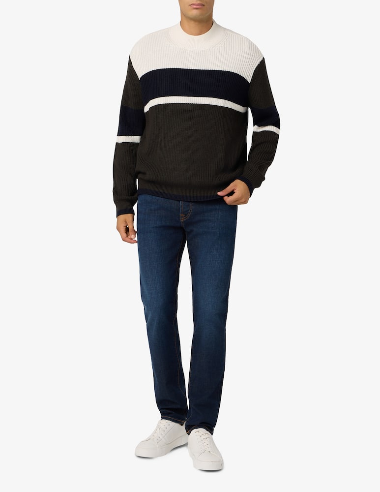 Armani Exchange Maglia color block collo alto - immagine 2 Armani Exchange Maglia color block collo alto - immagine 2