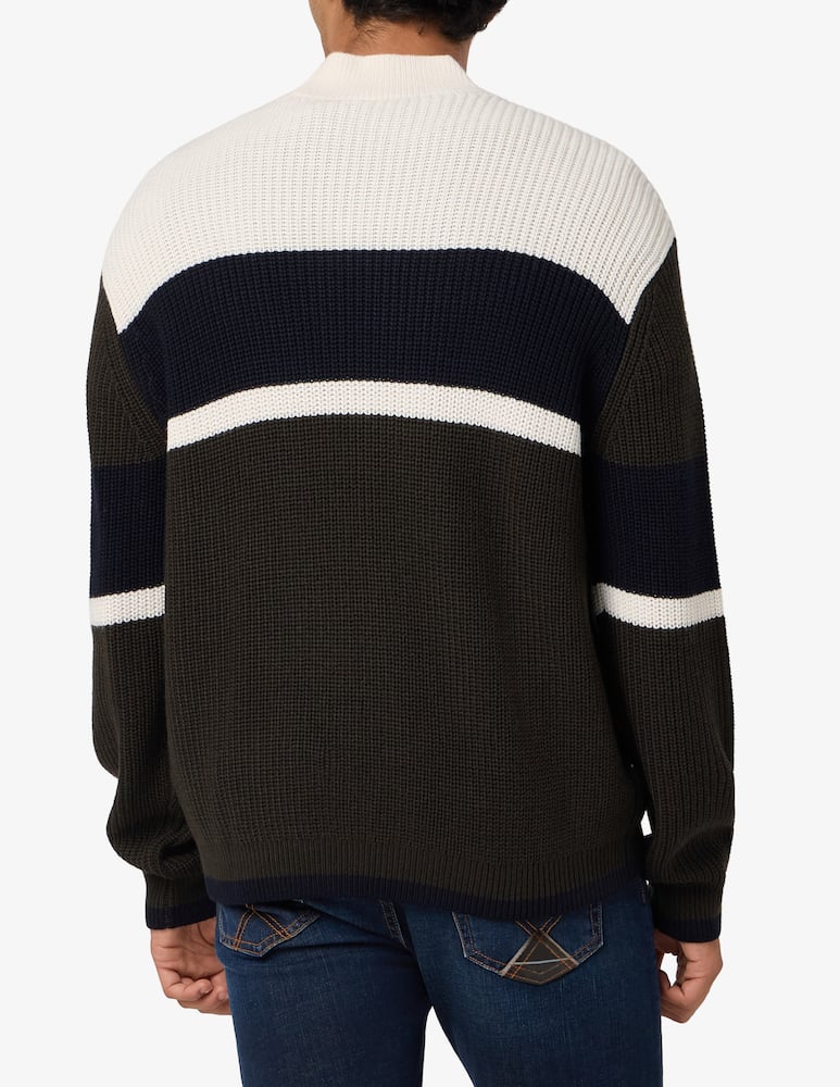 Armani Exchange Maglia color block collo alto - immagine 3 Armani Exchange Maglia color block collo alto - immagine 3
